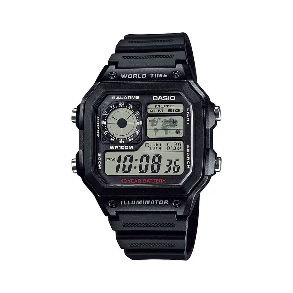 Casio AE1200WH-1A World Time